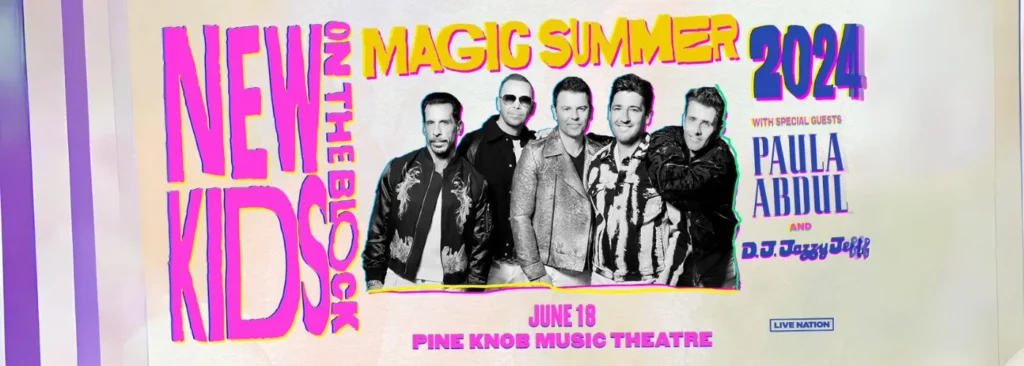 New Kids On The Block at Pine Knob Music Theatre