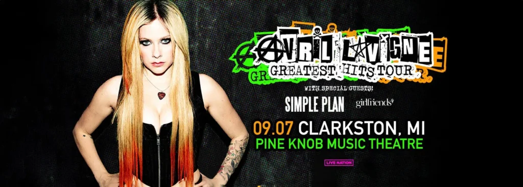 Avril Lavigne at Pine Knob Music Theatre